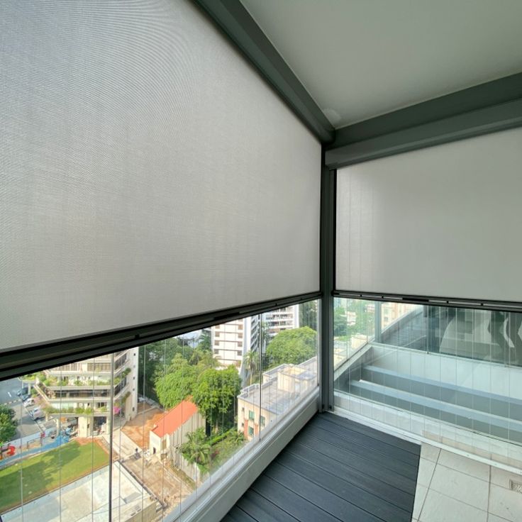 Ziptrack blinds for cafes